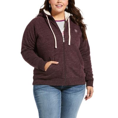 Ariat Fleece Bordo Sweatshirt Bayan (17674-683)